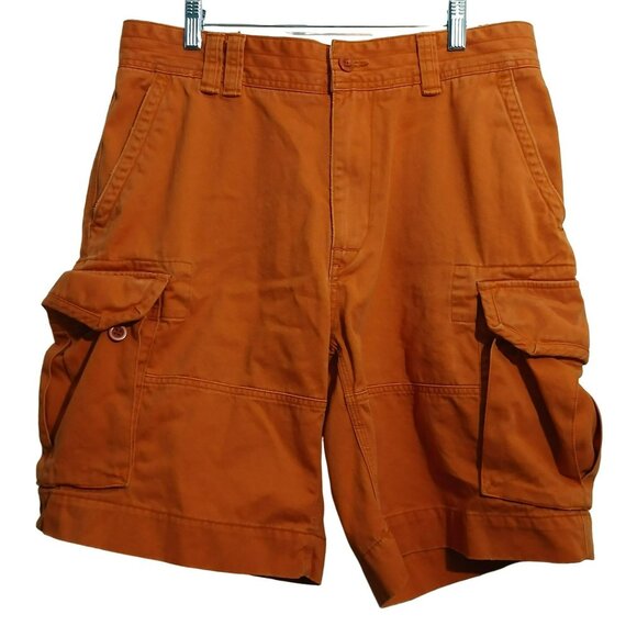 Ralph Lauren Other - Ralph Lauren Polo Men 34 Orange Cargo Shorts Size 100% Cotton Casual Summer Wear
